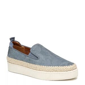 Franco Sarto Homer 2 Espadrille Sneakers Size 6.5 Snakeskin Platform Slip On
